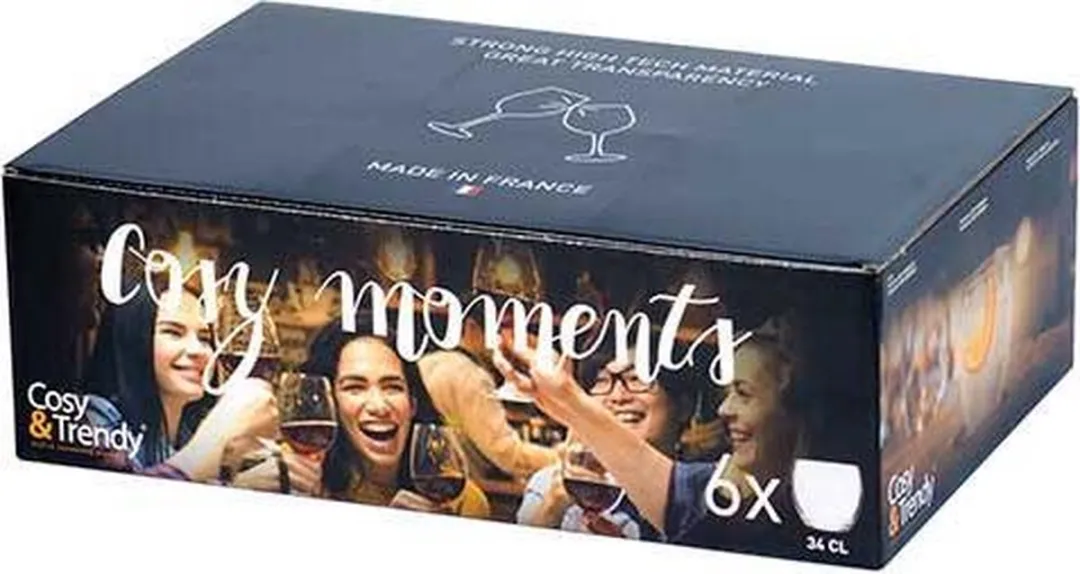 Cosy&Trendy Cosy Moments Waterglazen 34cl - Set van 6