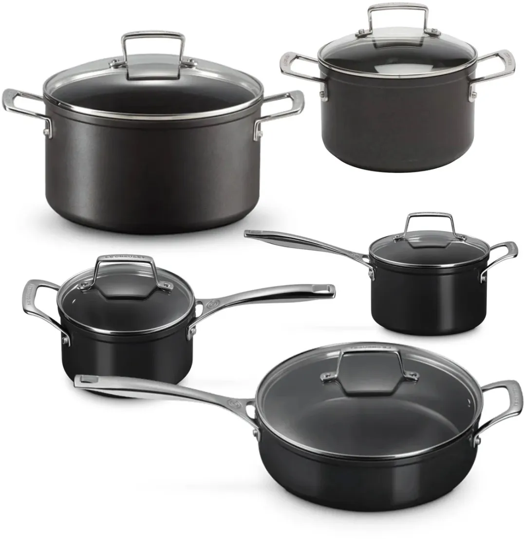 Le Creuset Essential Keramische Kookpannenset 5-delig - Zwart