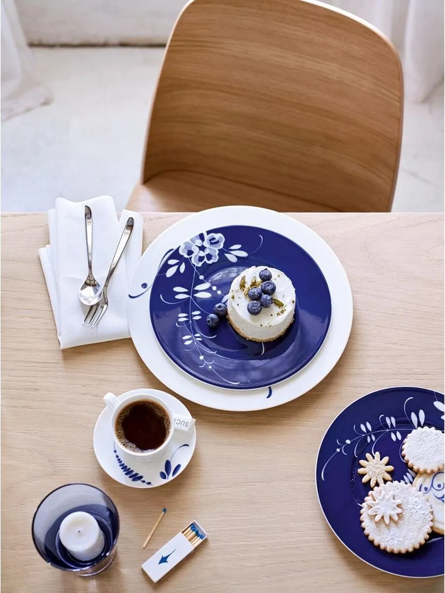 Villeroy & Boch Vieux Luxembourg Brindille Diep Bord 24cm - Blauw