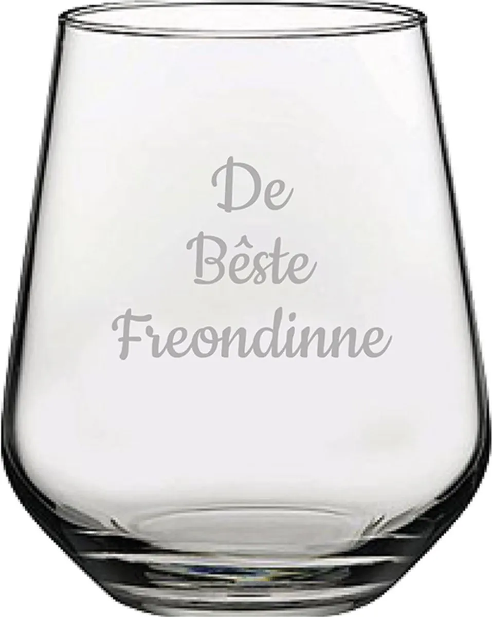 Pasabahce Gegraveerd Drinkglas De Bêste Freondinne 42,5cl