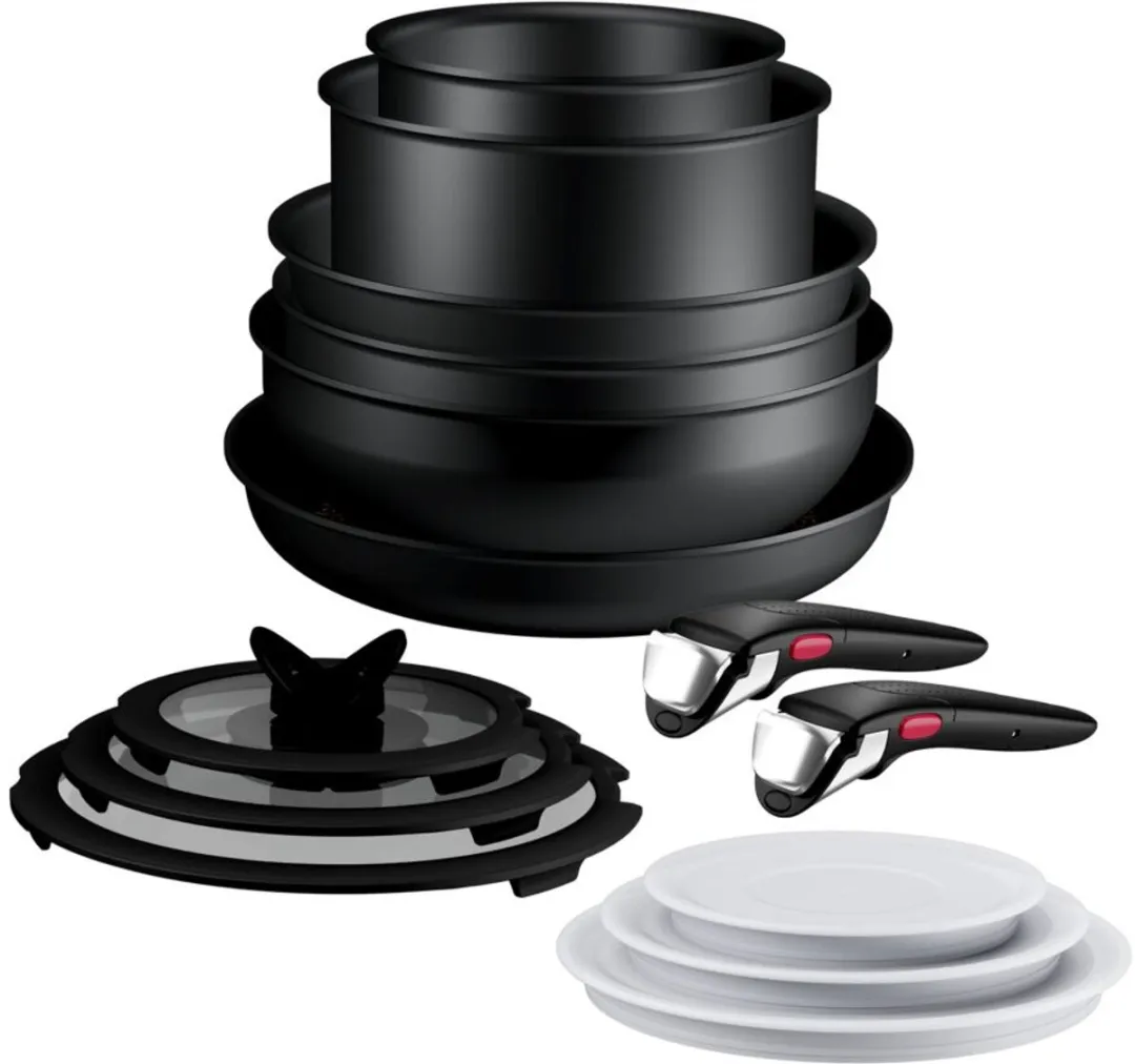 Tefal Ingenio Excellence Fusion Pannenset 14-delig - Zwart