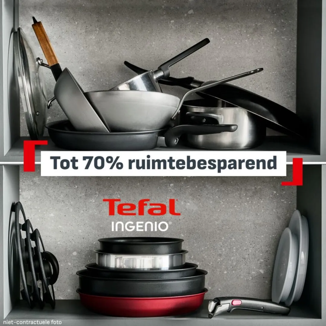 Tefal Ingenio Excellence Fusion Pannenset 14-delig - Zwart