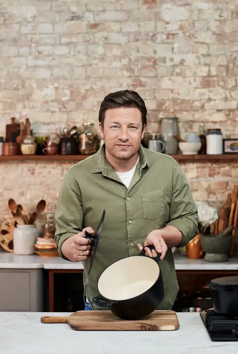 Jamie Oliver by Tefal Gietijzeren Braadpan 24cm - Zwart