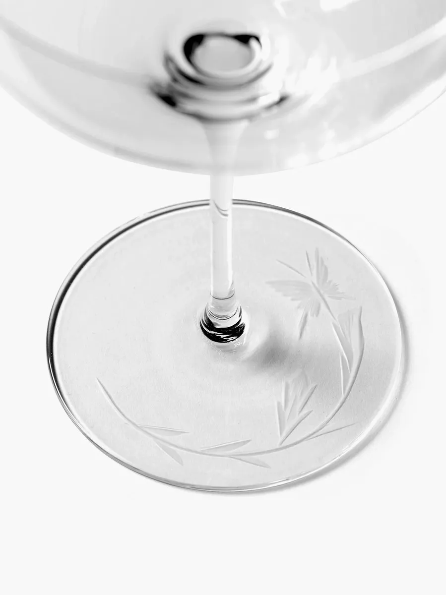 Serax Tomorrowland Unity Dragonfly Champagne Coupe 24cl - Set van 4