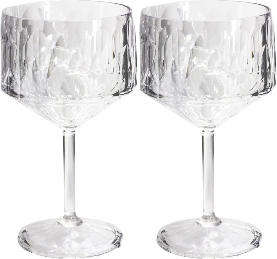 Koziol Gin Tonic Glazen 400ml - Onbreekbaar - 2 Stuks