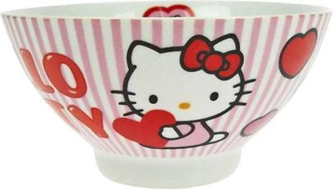 Hello Kitty Valentijns Ontbijtschaaltje 14cm