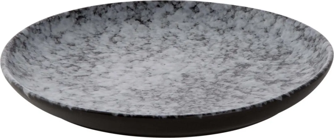 Palmer Bord Rocks 21cm Porselein - Zwart