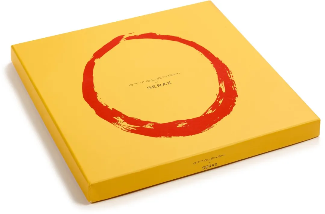 Serax Ottolenghi Feast Serveerschaal 35cm - Azurblauw/Goud