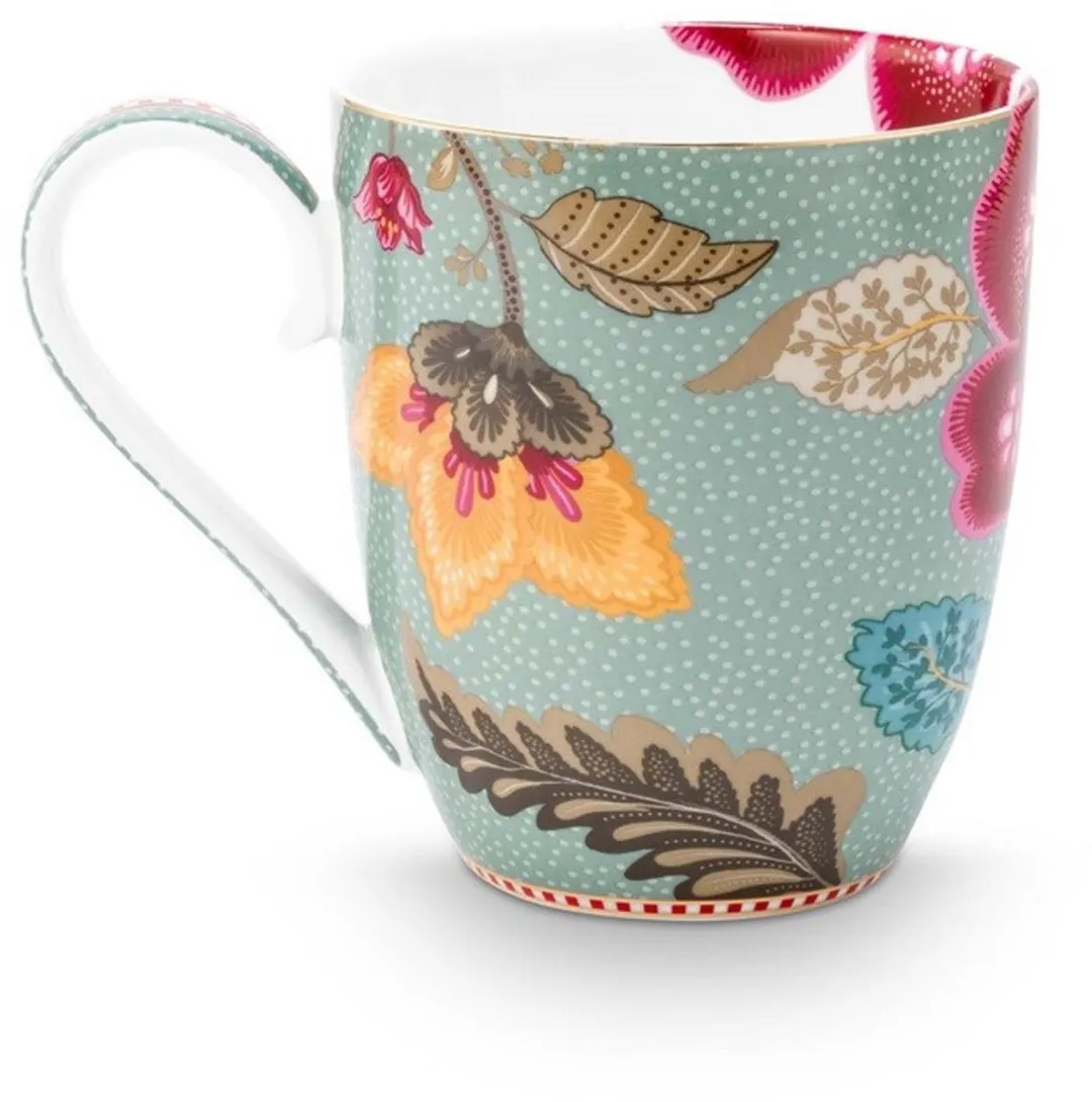 Pip Studio Blooming Tales Mokken - 450ml - Fantasy Blauw - 2 Stuks