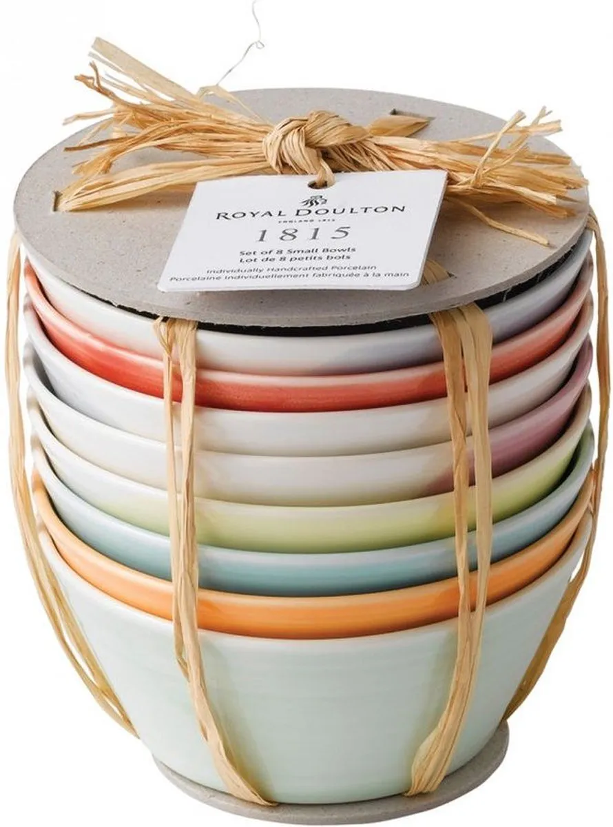 Royal Doulton Tapas Schaaltjes 1815 Bright Colours ø 11 cm - 8 Stuks
