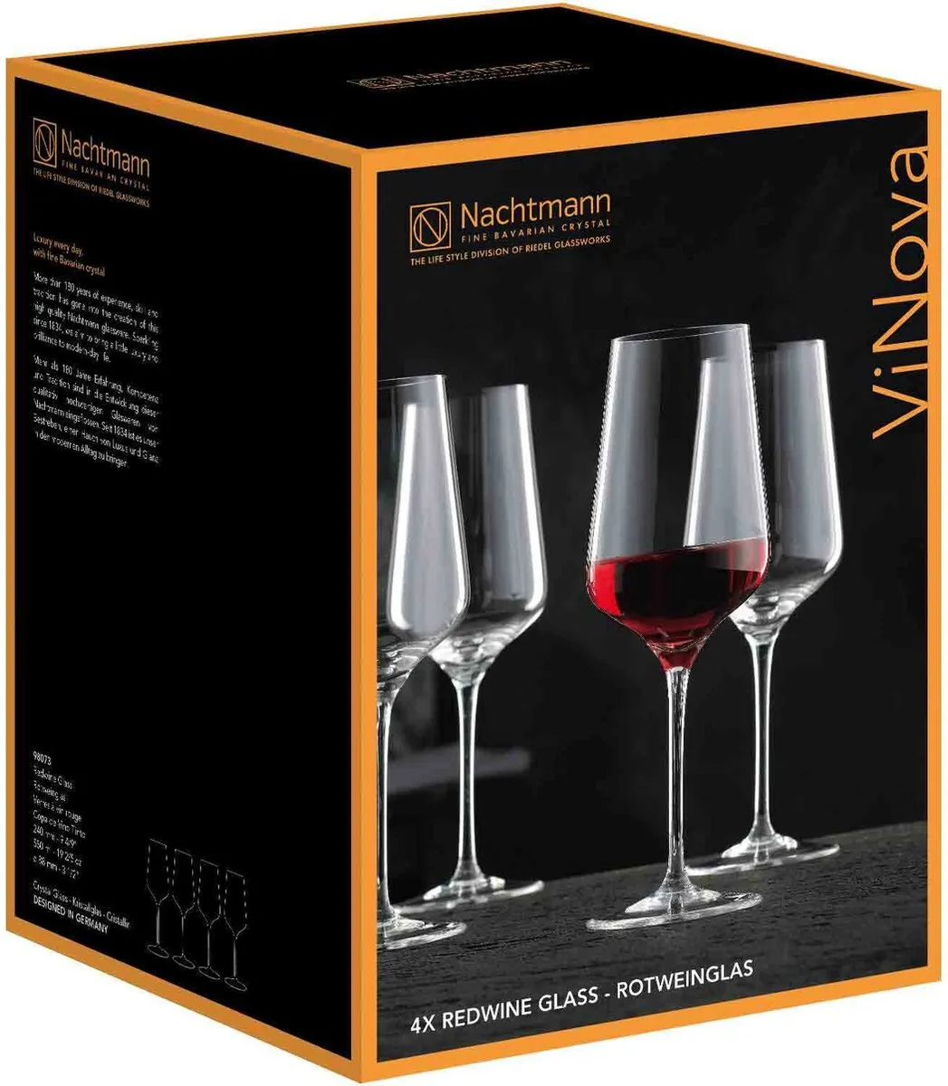 Nachtmann ViNova Rotweinglazen 550ml - Set van 4
