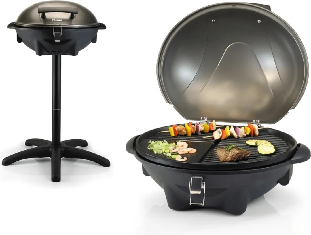 Tristar BQ-2816 Elektrische Barbecue - 46x35cm - Zwart