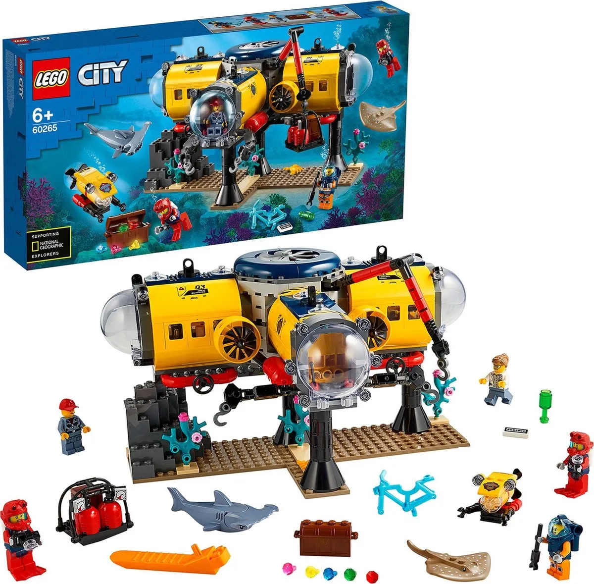 LEGO City Oceaan Onderzoeksbasis 60265 - 497 Stukken - afbeelding 6 van 6