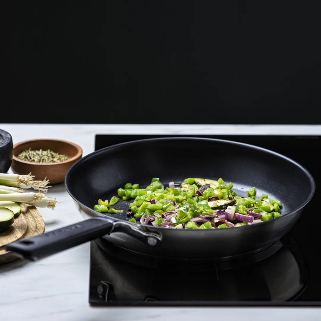 KitchenAid Classic Stainless Steel koekenpannenset 2-delig ø24+28cm - RVS - inductie