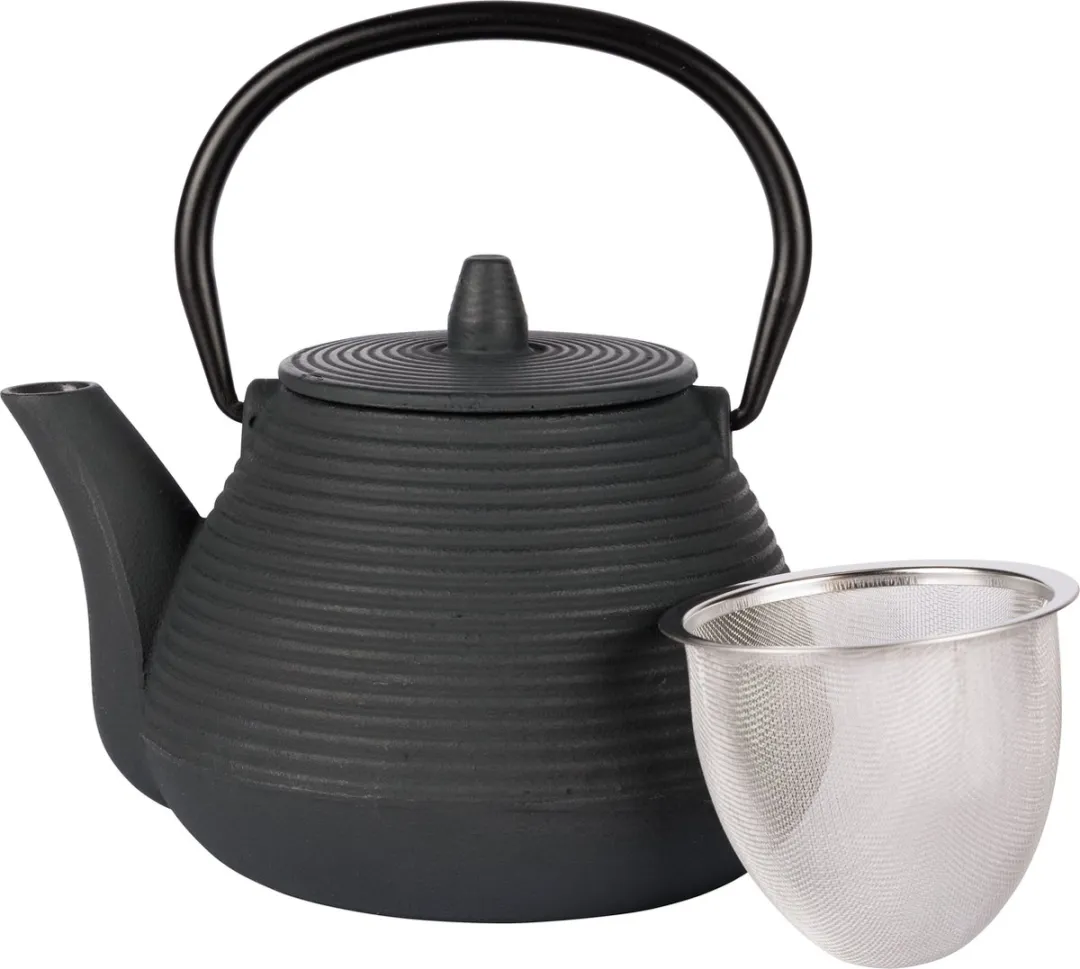 Cosy&Trendy Gietijzeren Theepot 1L - Donkergrijs