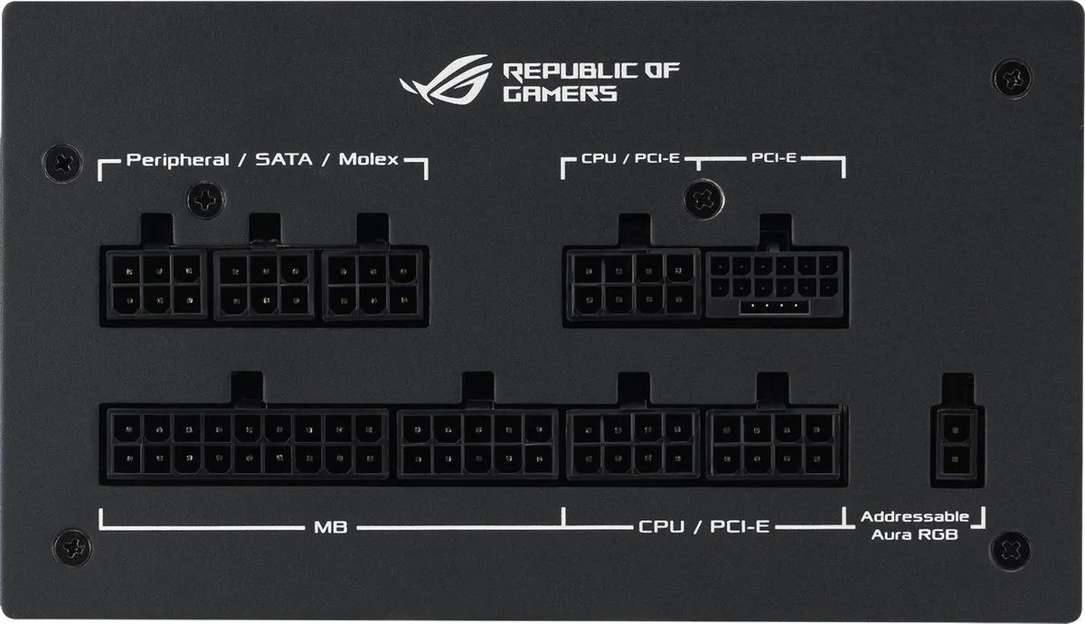 ASUS ROG Strix 750W Gold Aura Edition PSU - 90YE00P3-B0NA00