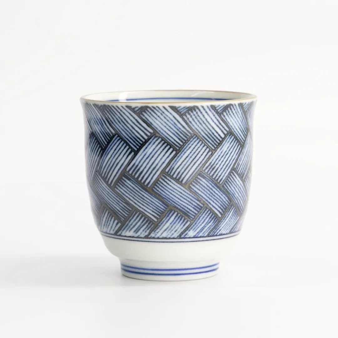 Tokyo Design Studio Theekop Blauw/Wit - 8x7,9cm