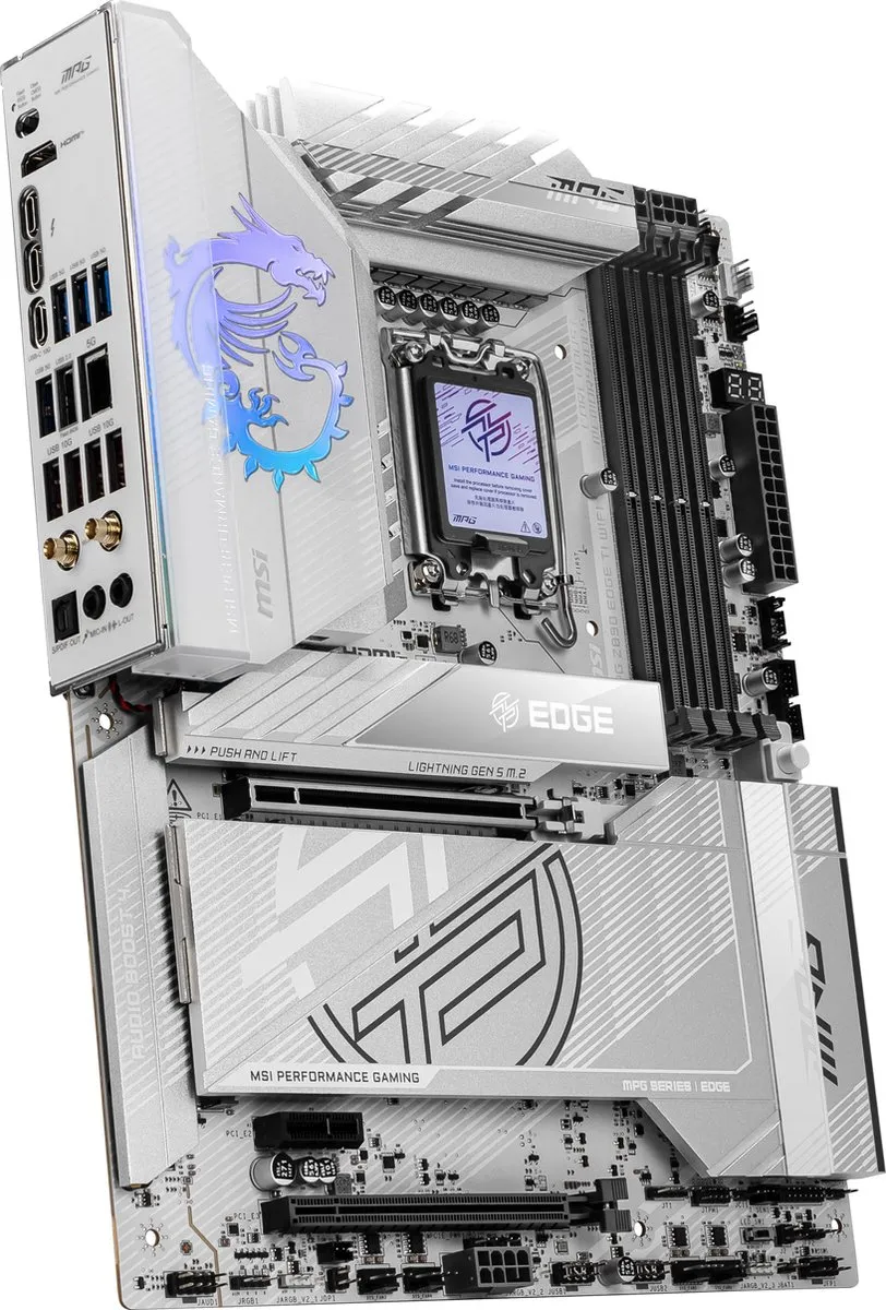 MSI MPG Z890 EDGE TI WIFI Moederbord - ATX - Intel Z890 - afbeelding 6 van 6