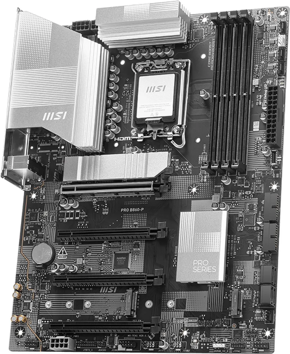 MSI PRO B860-P Moederbord - ATX - Intel B860 - LGA 1851