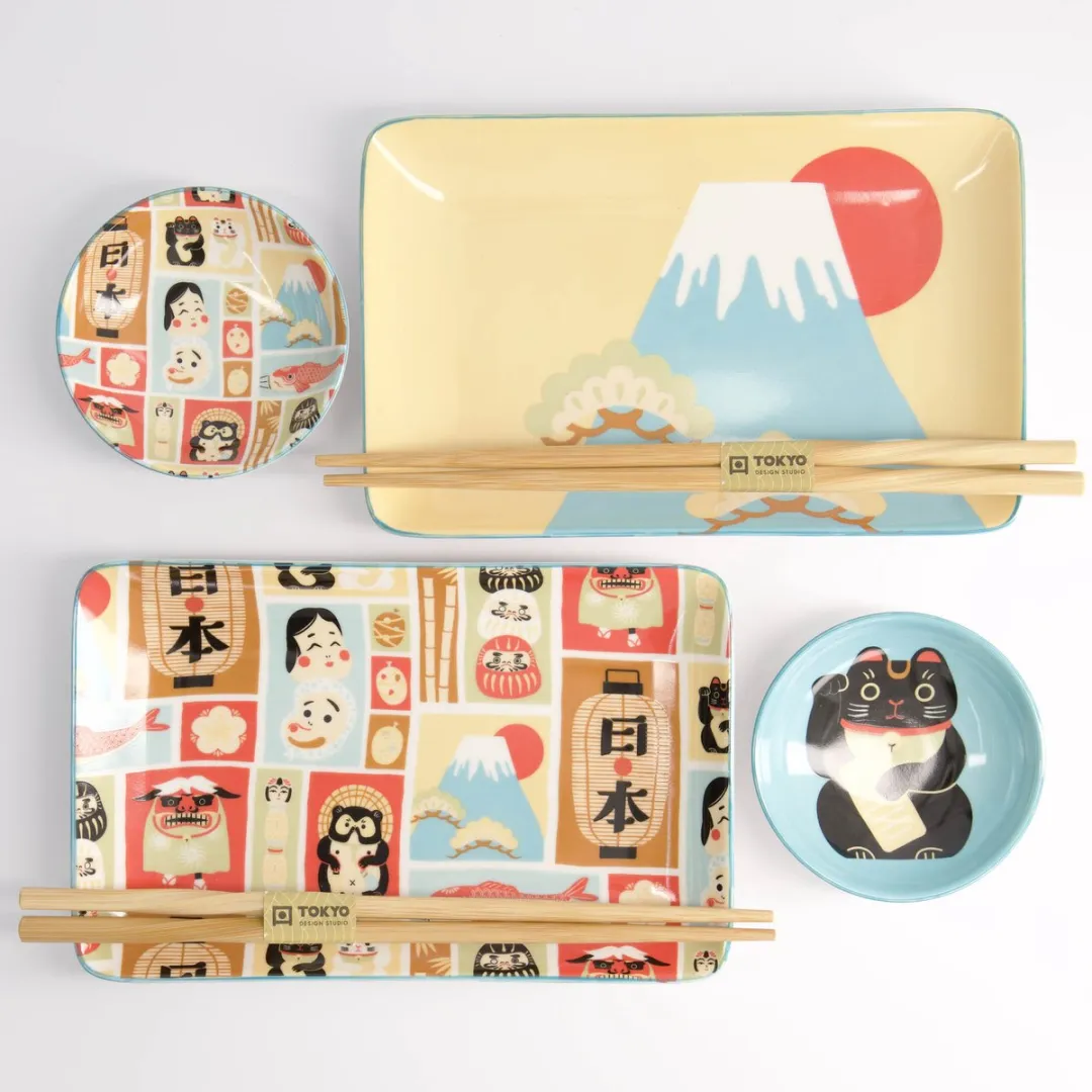 Tokyo Design Studio Sushi Set Sendan Tokusa