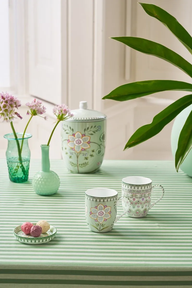 Pip Studio Lily & Lotus Mokjes 145ml - Licht Groen - 2 Stuks