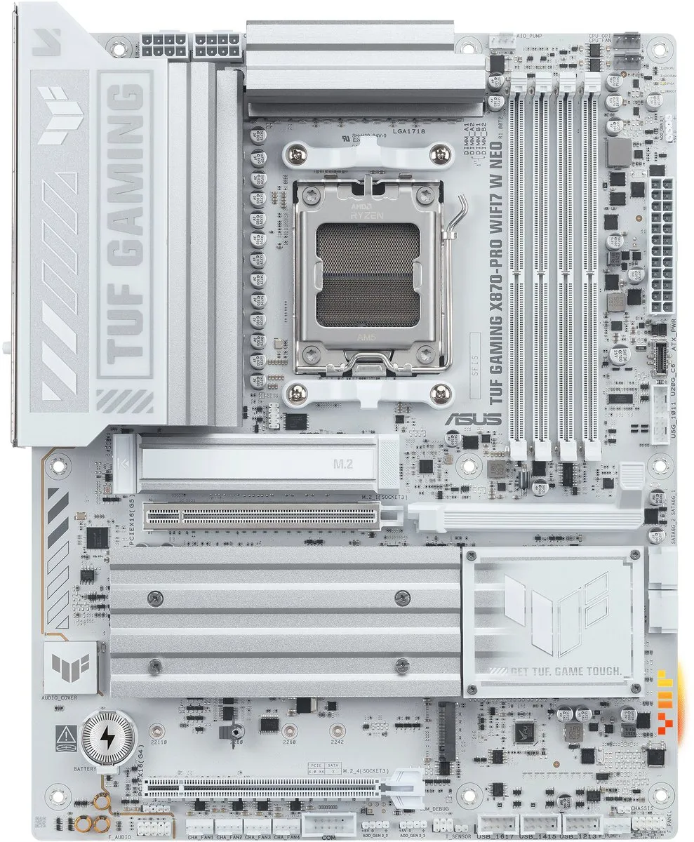 ASUS TUF GAMING X870-PRO WIFI7 W NEO AM5 - ATX Moederbord