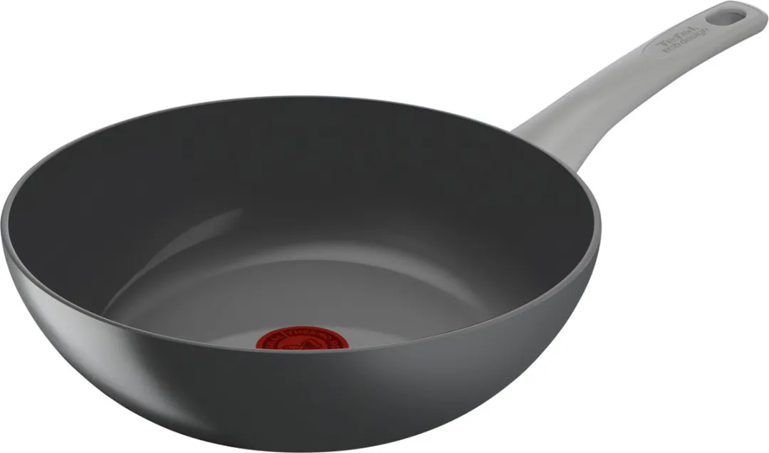 Tefal Renew ON Wokpan 28cm - Keramisch - Grijs
