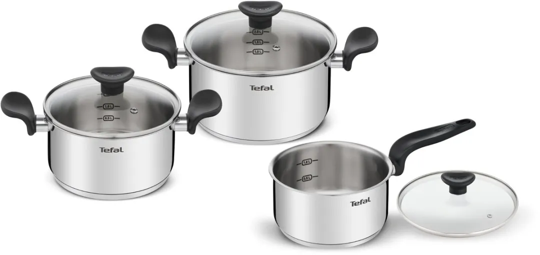 Tefal E308S674 Pannenset 3-delig
