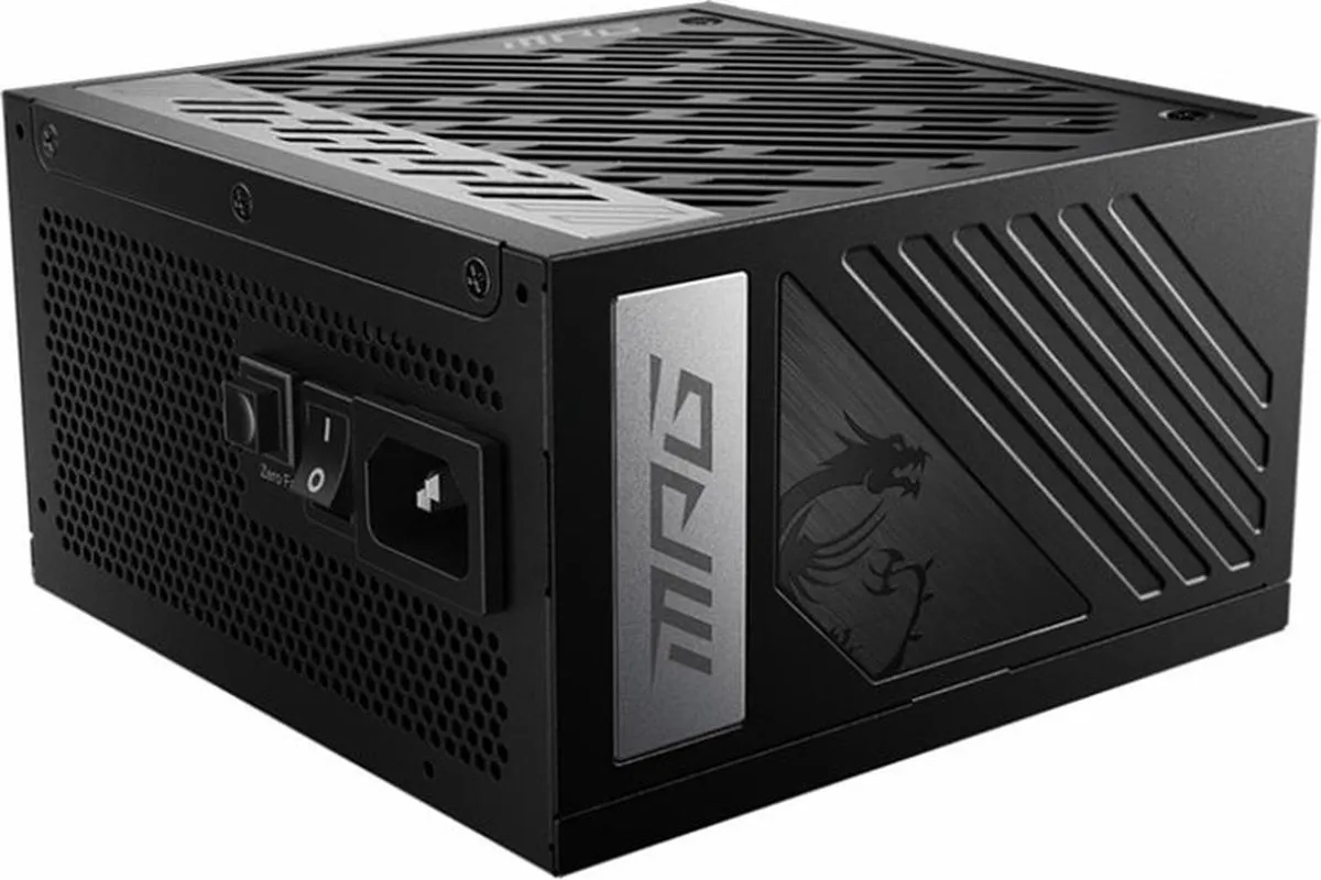 MSI MPG A850G PCIE5 Voeding 850W - Modulair - Zwart