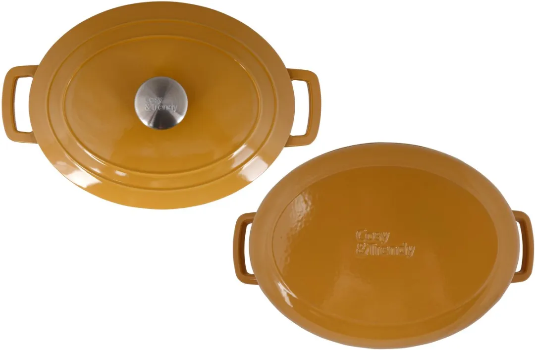 Cosy&Trendy Fontestic Kookpan 6L - 31cm - Geel
