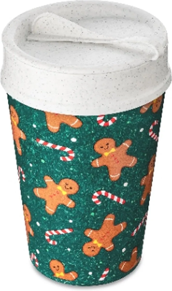 Koziol Iso To Go Gingerbread Dubbelwandige Koffiebeker 400ml
