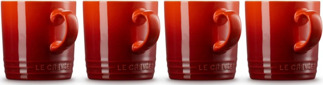 Le Creuset Mokken - Kersenrood 350ml - 4 Stuks - afbeelding 6 van 6