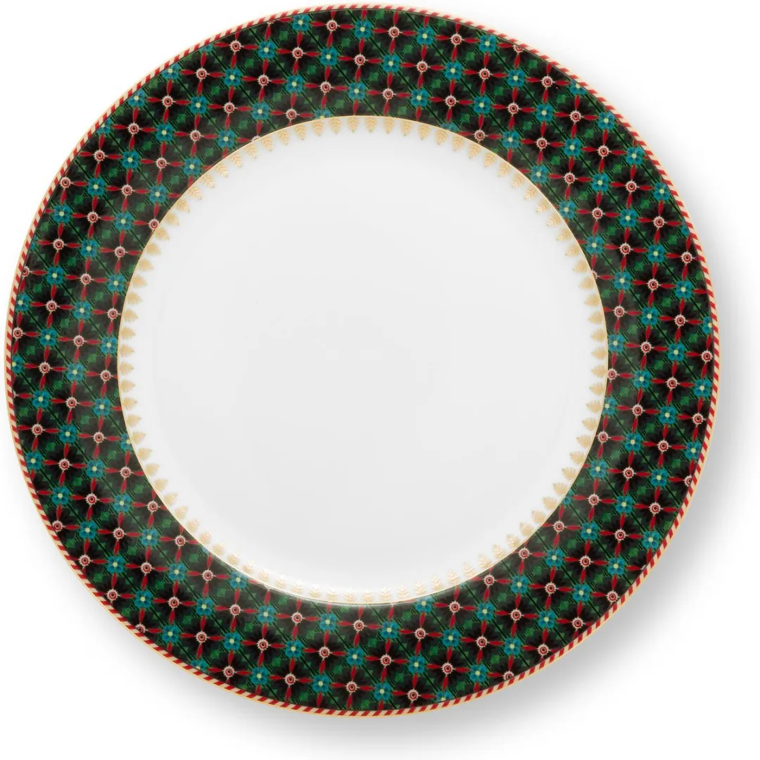 Pip Studio Berry Blues Lunchborden 23cm - 4 Stuks