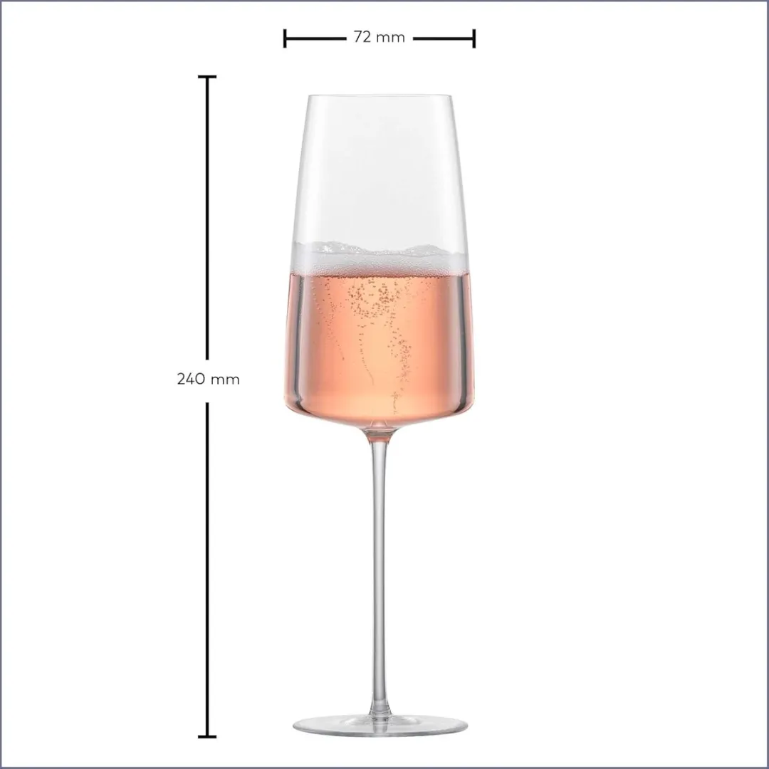 Zwiesel Glas Simplify Champagneglas 0.41L - Set van 2