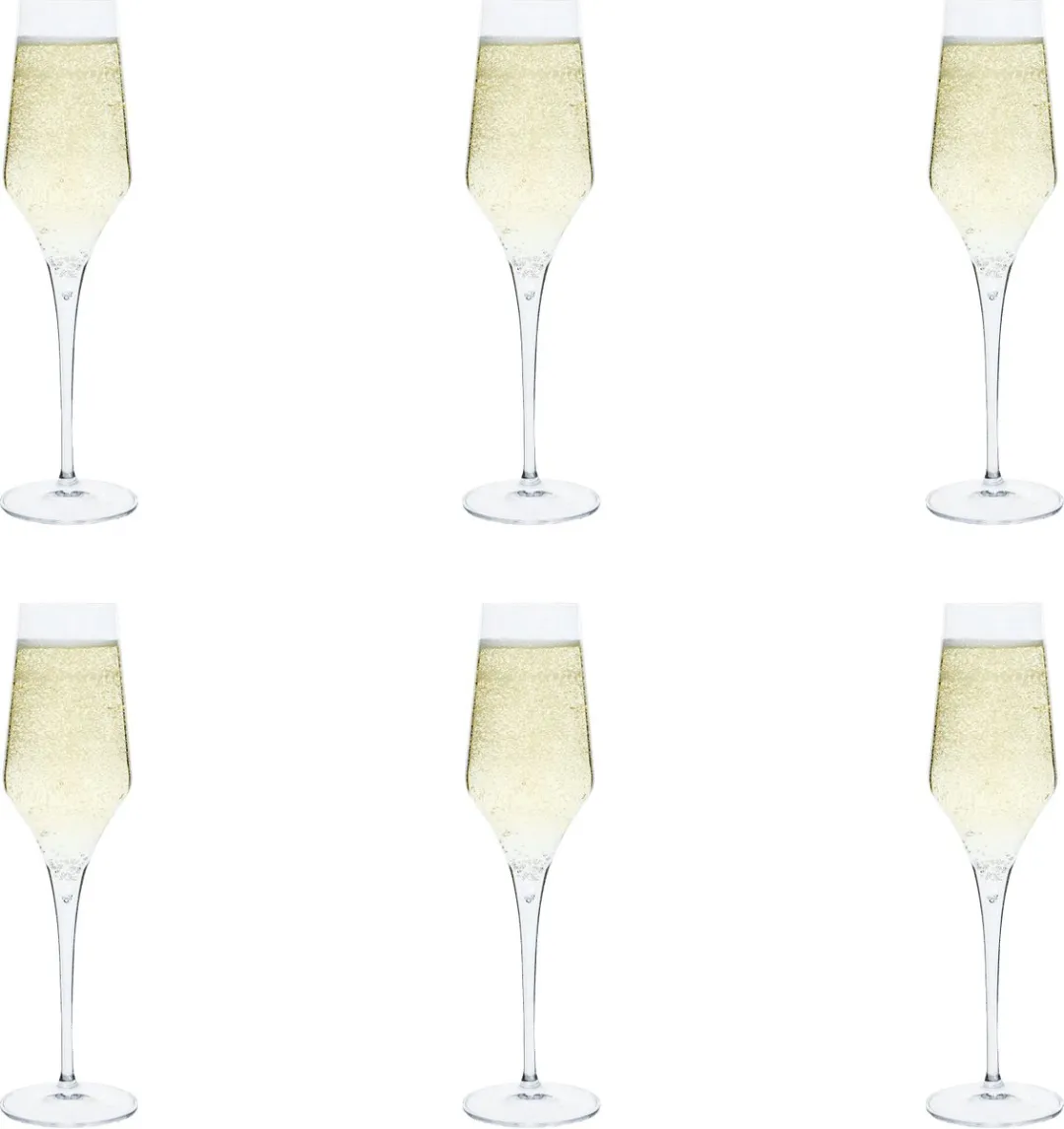 Luigi Bormioli Supremo Champagneglas 24cl - 6 Stuks