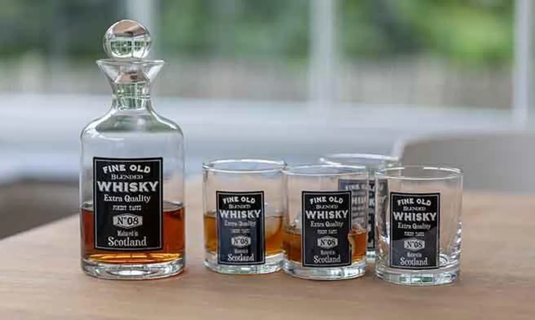 Cosy&Trendy Whiskyset - 5-delig Transparant