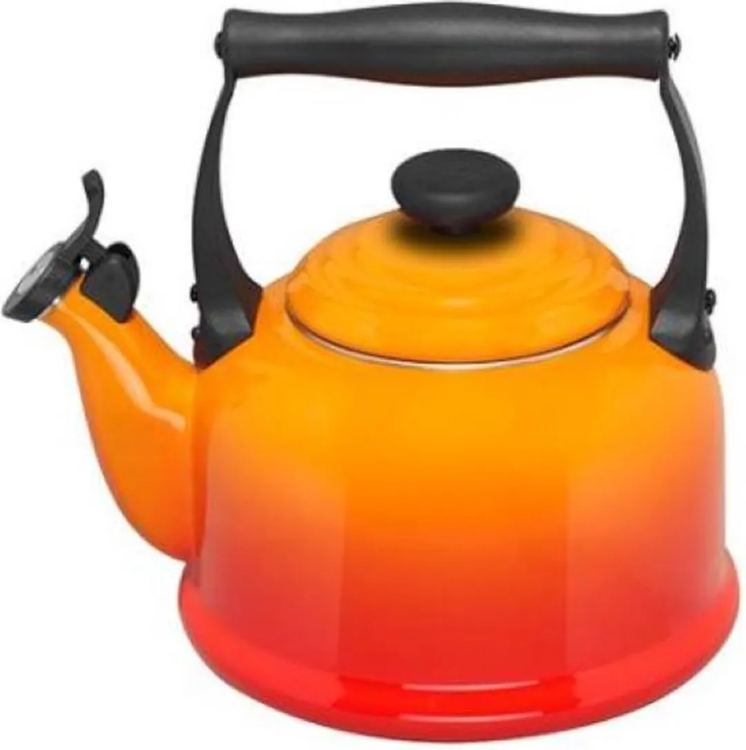 Le Creuset Tradition Fluitketel 2.1L - Oranje/Rood - afbeelding 9 van 9