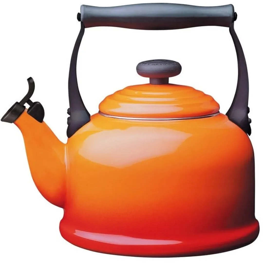 Le Creuset Tradition Fluitketel 2.1L - Oranje/Rood - afbeelding 7 van 9