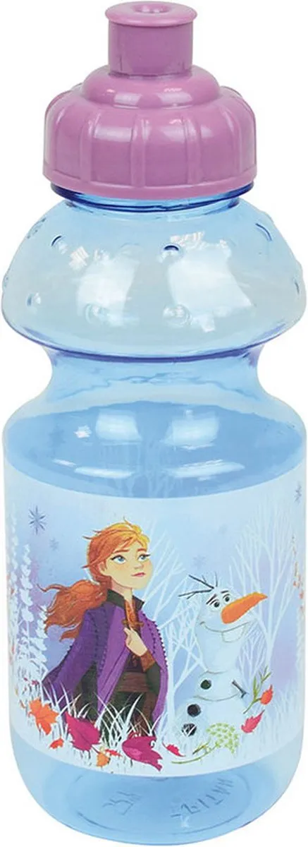 Disney Frozen Drinkfles 350ml - Blauw