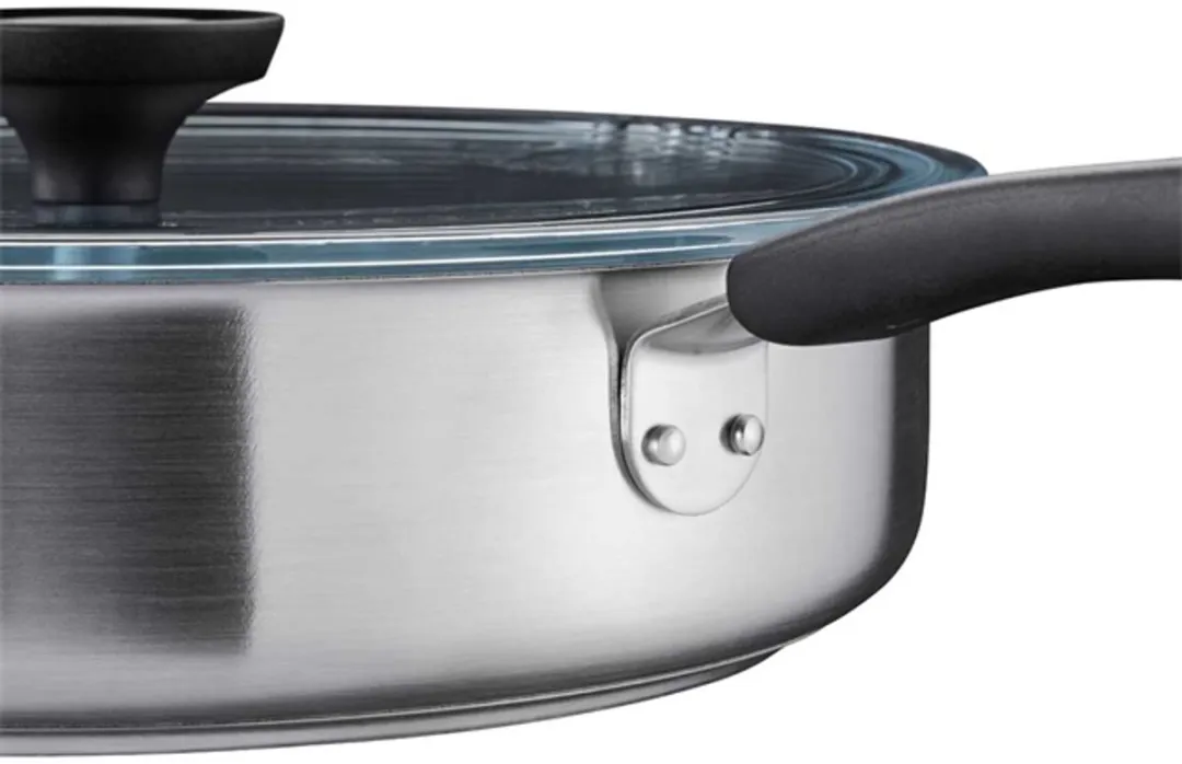 Fiskars 1072314 Pan 26cm - RVS/Zwart
