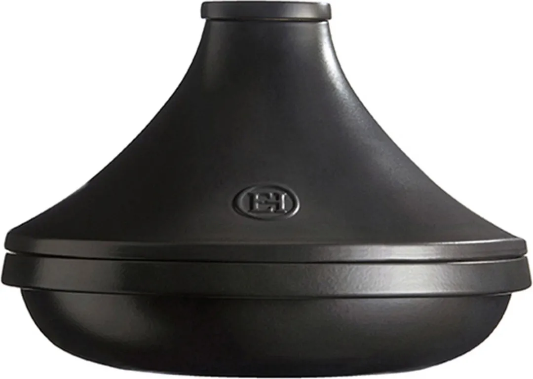 Emile Henry Tajine Delight E-box zwart deksel - Ø275mm