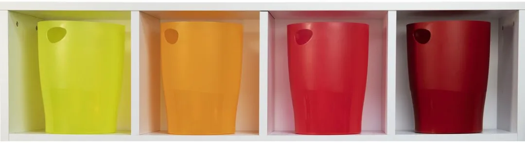 Exacompta Papiermand 15L - Karmijnrood