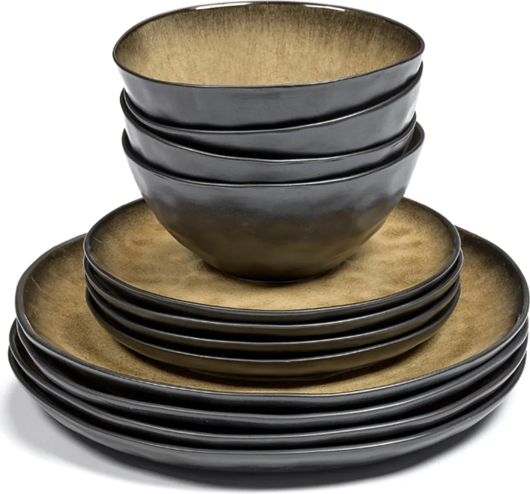 SUPER ACTIE: Serax Pascale Naessens Green Pure Serviesset (13 delig) 4 personen