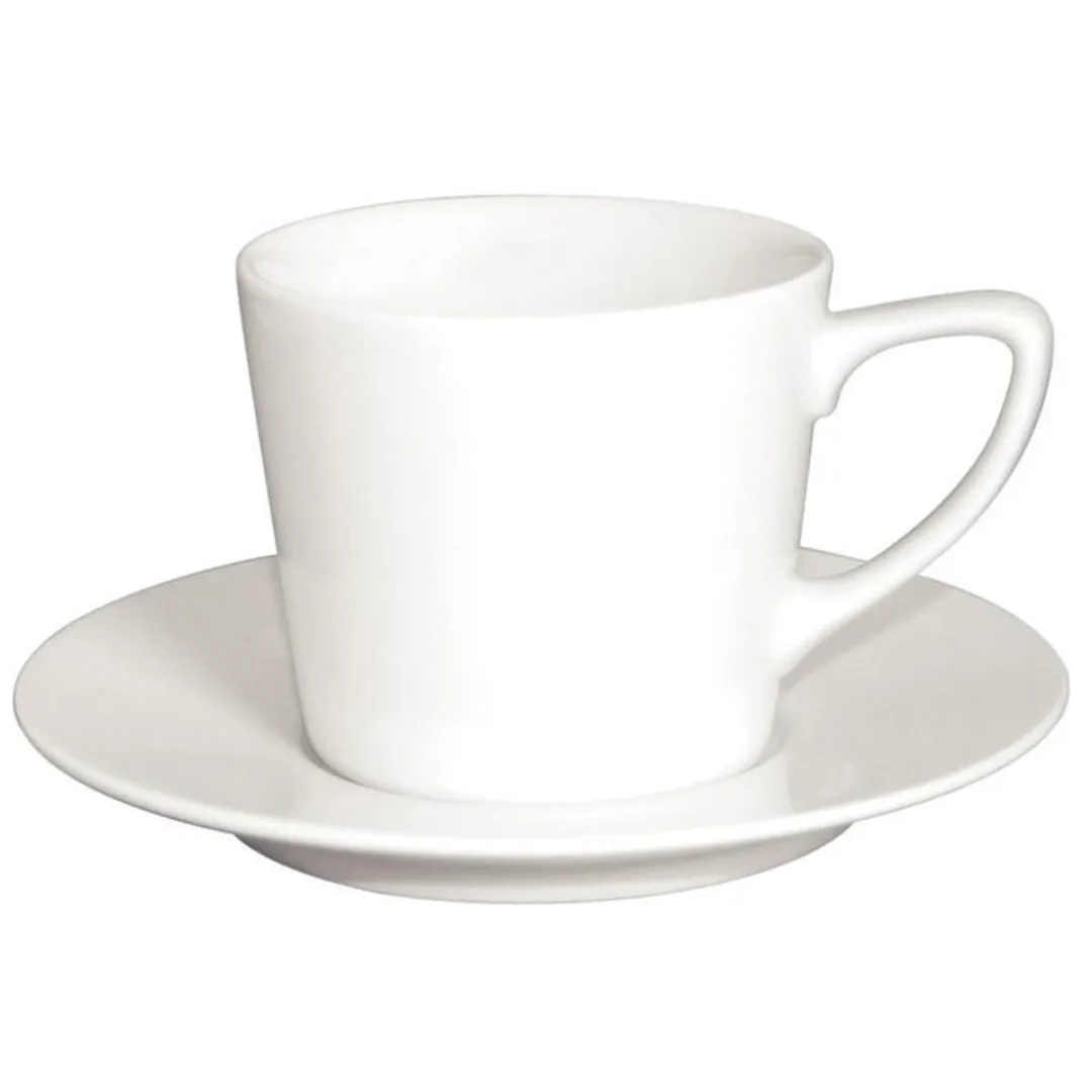 Olympia CE536 Lage Koffiekop 20cl - 12 Stuks - Zwart
