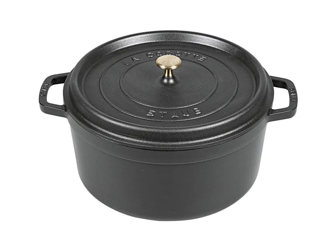 Staub Braadpan - Rond - 26 cm - Zwart