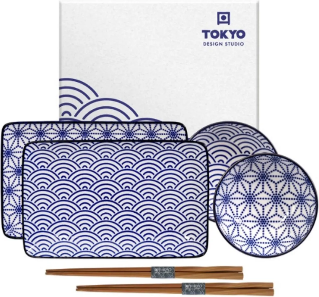 Tokyo Design Studio Nippon Blue Sushi Servies