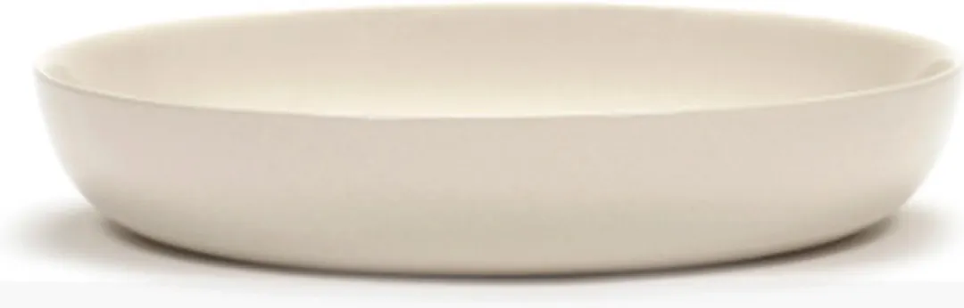 Serax Ottolenghi Feast Bord 22cm - Wit/Zwart - 2 Stuks
