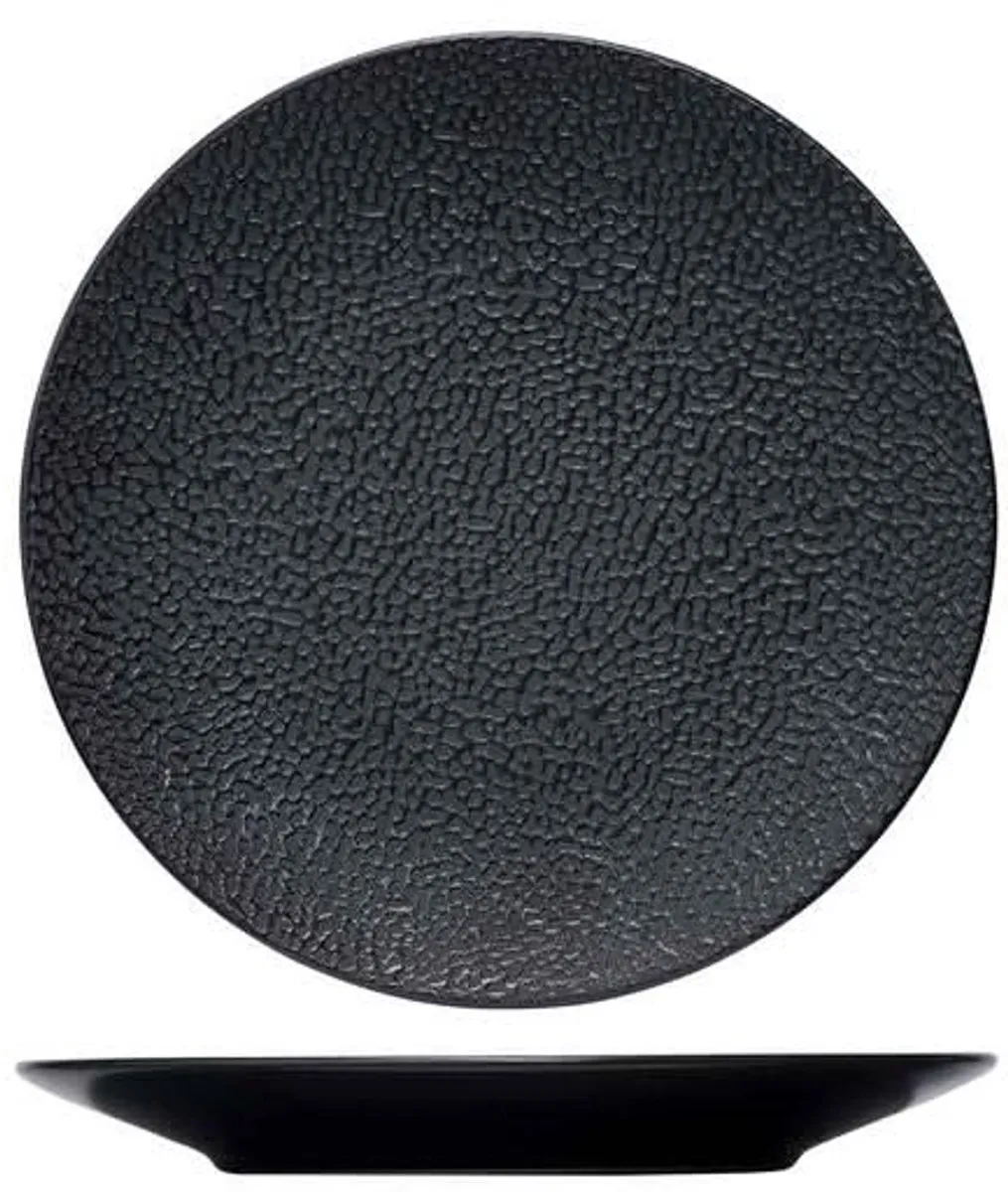 Cosy&Trendy Ontbijtborden Candy Zwart - 4 Stuks ø 21,5cm
