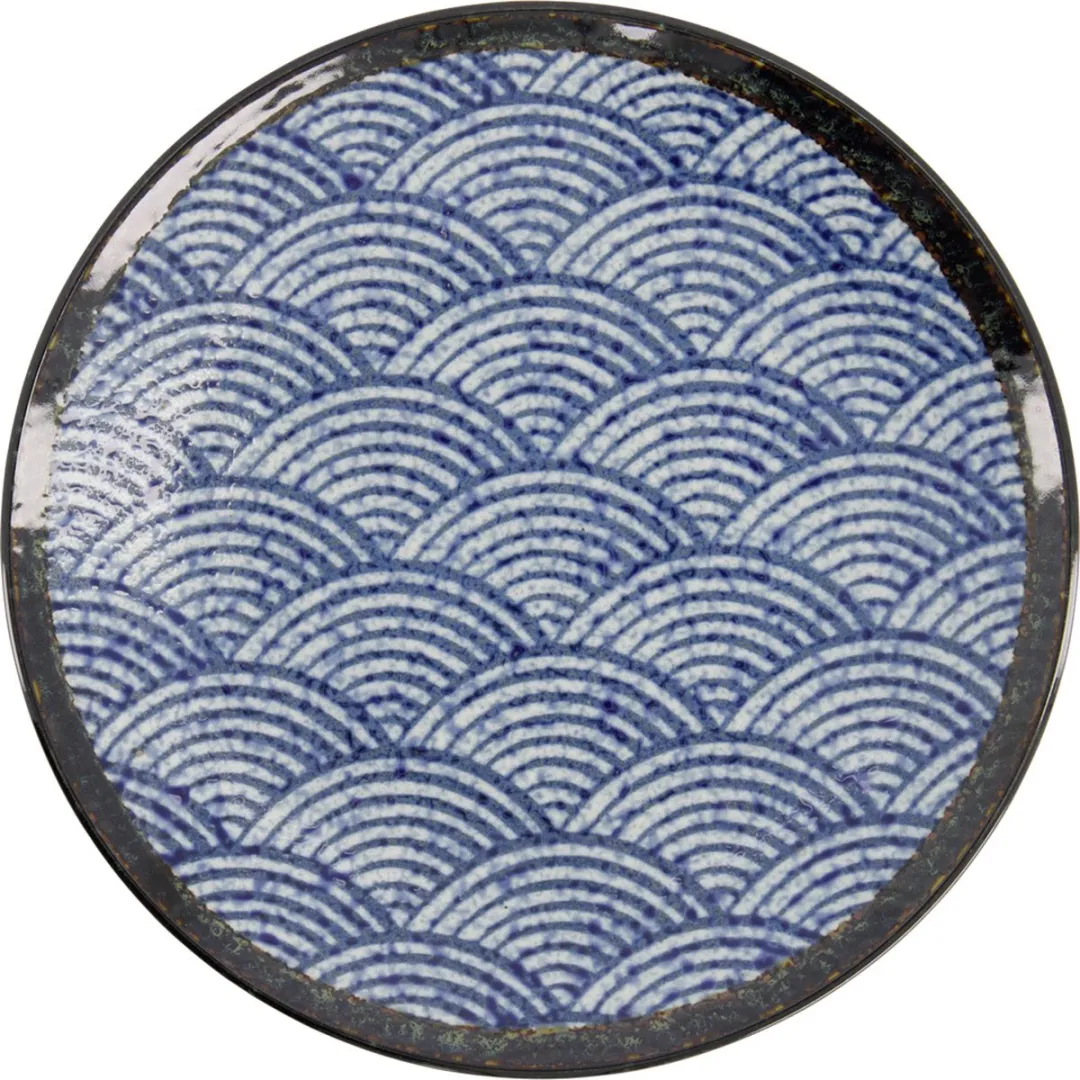 Tokyo Design Studio Aisai Seigaiha Dinerbord 25cm