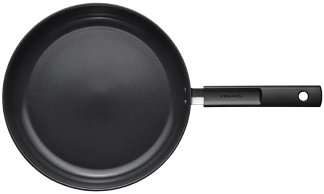 Fiskars Hard Face Koekenpan 30cm - Keramische coating - Zwart